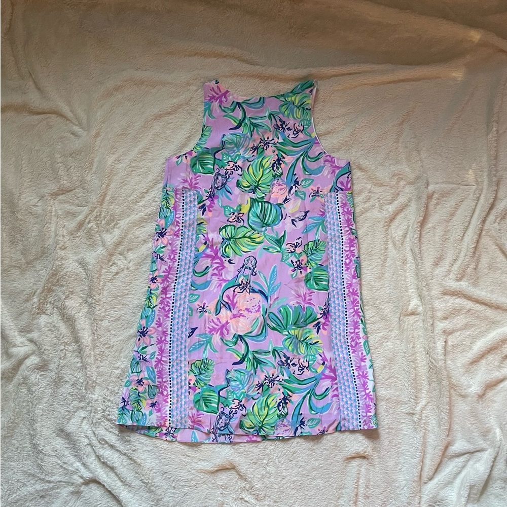 lily pulitzer silk jackie shift dress - Picture 2 of 4
